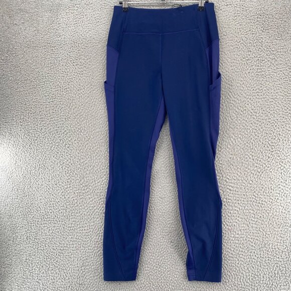 Lululemon Sleet Sprinter Tight Hero Blue Leggings Womens 6 Pockets Activewear - Picture 1 of 14